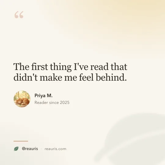 The Testimonial template, rendered for Reauris